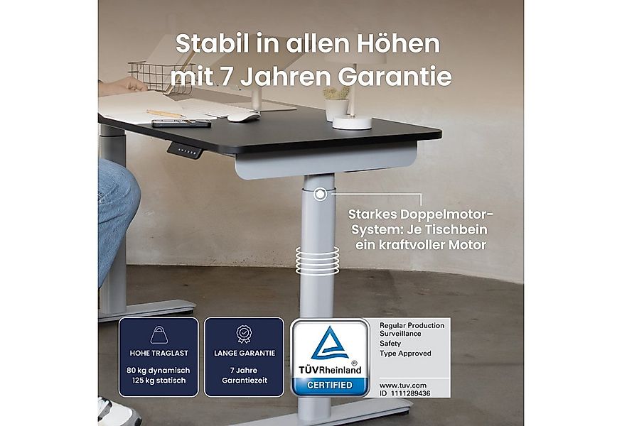 Ergotopia Schreibtisch Desktopia One (elektrisch höhenverstellbarer Schreib günstig online kaufen
