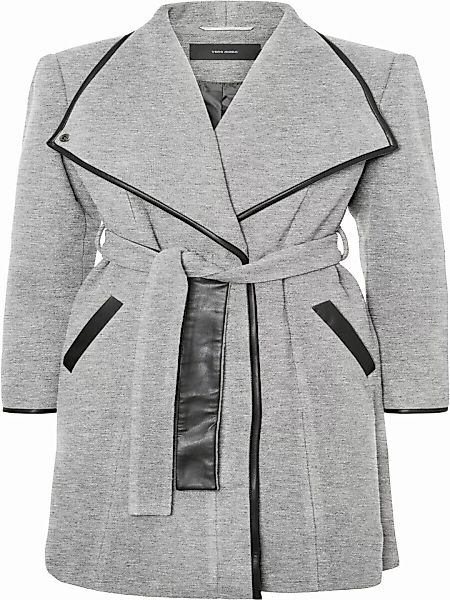 VERO MODA Beschichtete Jacke Damen Grau günstig online kaufen