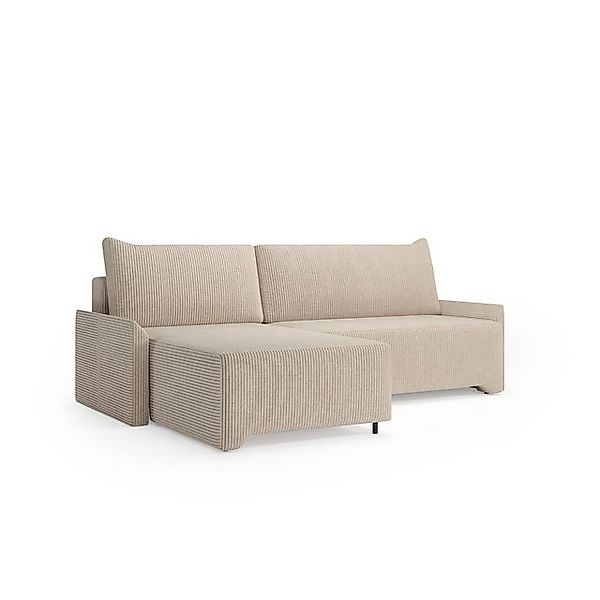MOEBLO Ecksofa ROCKY, aus Cord für Wohnzimmer Schlafsofa Sofagarnitur Sofa günstig online kaufen