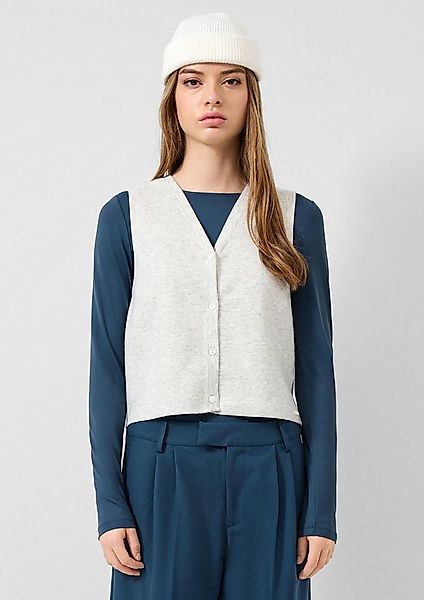 QS Cardigan Strickjacke Weiche Strickweste günstig online kaufen