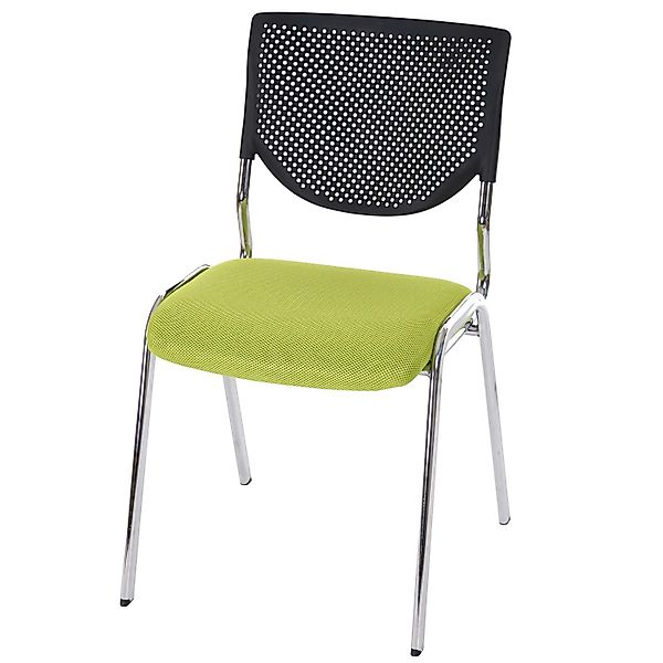 PROREGAL Besucherstuhl 83x49x58cm Sitzhöhe 46cm Stoff/Textil Sitz Grün Konf günstig online kaufen