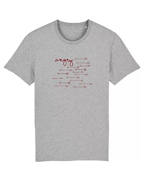 Herren T-shirt Aus Bio-baumwolle "Angry" günstig online kaufen