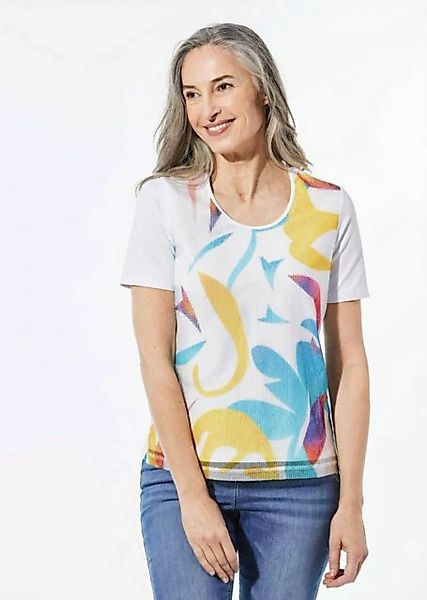 GOLDNER T-Shirt Kurzgröße: Shirt mit Rundhalsausschnitt günstig online kaufen