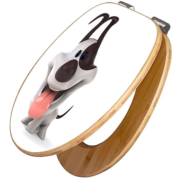 Banjado Design WC Sitz Bambus Holz Toilettendeckel Mit Absenkautomatik Klod günstig online kaufen