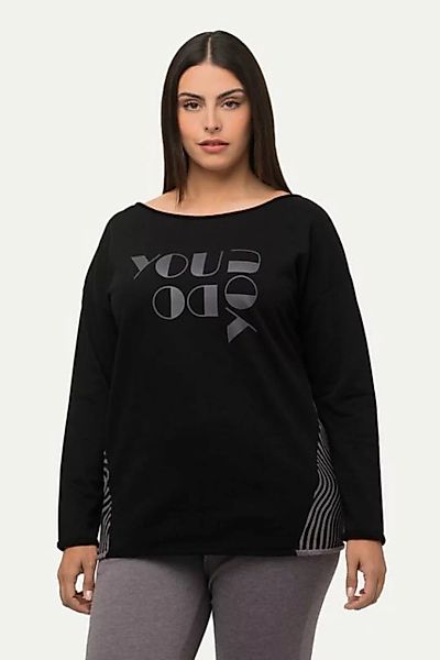 Ulla Popken Sweatshirt Loungewear-Sweater Oversized Rundhals Langarm günstig online kaufen
