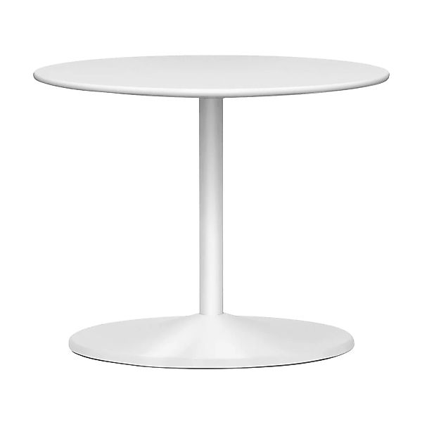 Montana - Panton Tisch Ø 60cm - schnee weiß/lackiert/H x Ø 45x60cm günstig online kaufen