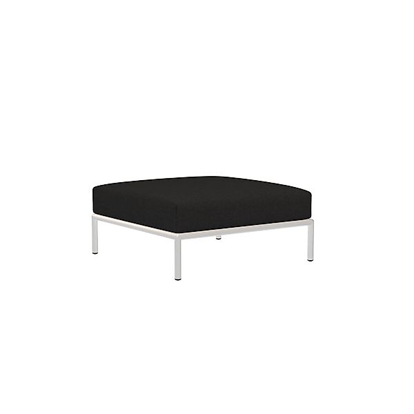 LEVEL2 Outdoor Ottoman Lounge-Modul 3 Kohle Weiß günstig online kaufen