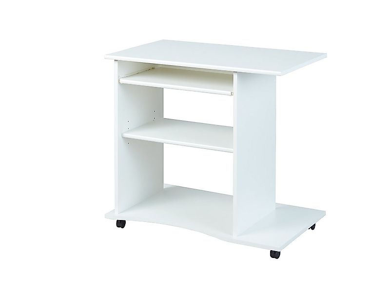 Inter Link Schreibtisch PEPE, auf Rollen, mit Druckerablage, inkl. Tastatur günstig online kaufen