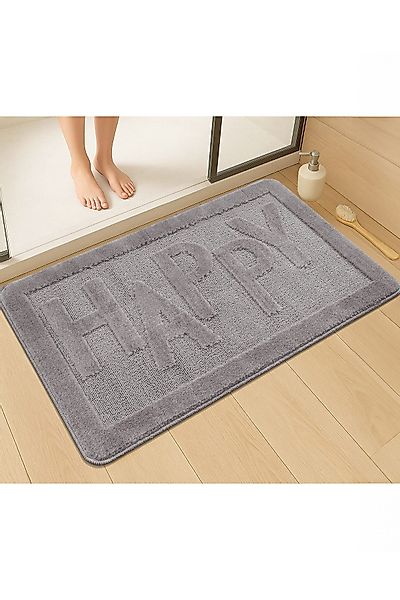 Rugium Badematte Happy Badematte, Badematte, bedruckter günstig online kaufen