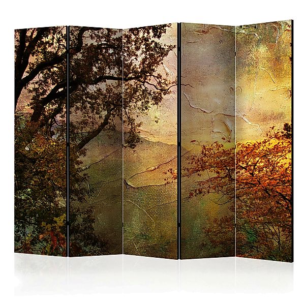 5-teiliges Paravent - Painted Autumn Ii [room Dividers] günstig online kaufen