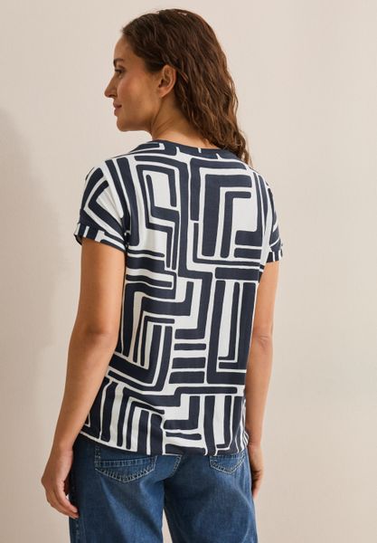 Cecil T-Shirt mit U-Boot-Ausschnitt günstig online kaufen