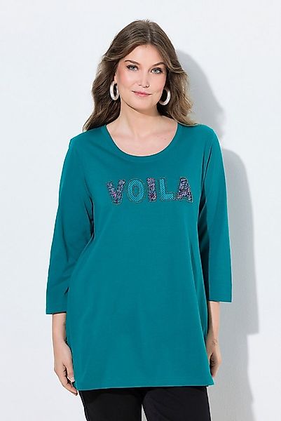 MIAMODA T-Shirt T-Shirt A-Linie VOILA Applikation 3/4-Ärmel günstig online kaufen