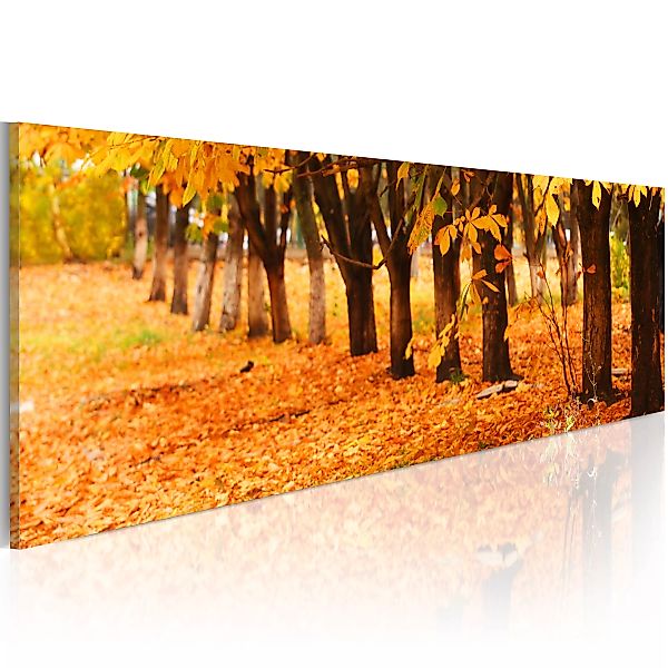 Wandbild - Golden Leaves günstig online kaufen