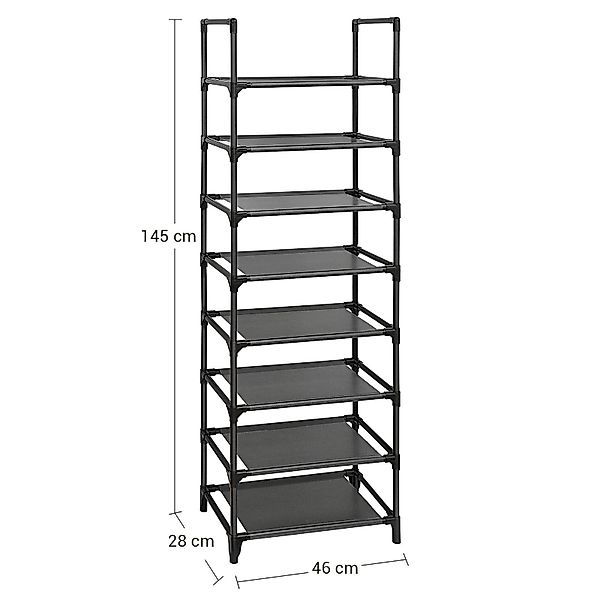 SONGMICS Schuhregal Schuh-Organizer, Eisenrahmen, für 16-20 günstig online kaufen