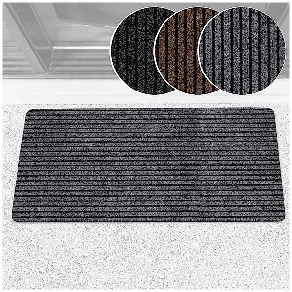 ANRO Fußmatte Türvorleger Schmutzfangmatte MiSCHA, eckig, günstig online kaufen