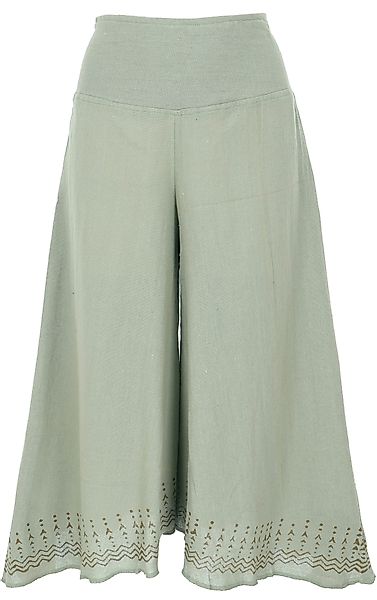 Guru-Shop Relaxhose Palazzohose, 3/4 Hosenrock, bedruckte.. günstig online kaufen