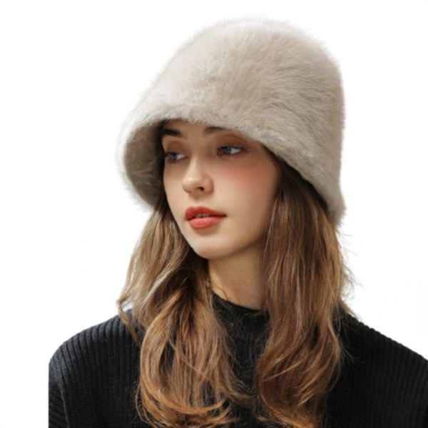 Blusmart Plüschmütze Damen-Plüschmütze für Herbst/Winter (Ohren-/Kopfschutz günstig online kaufen