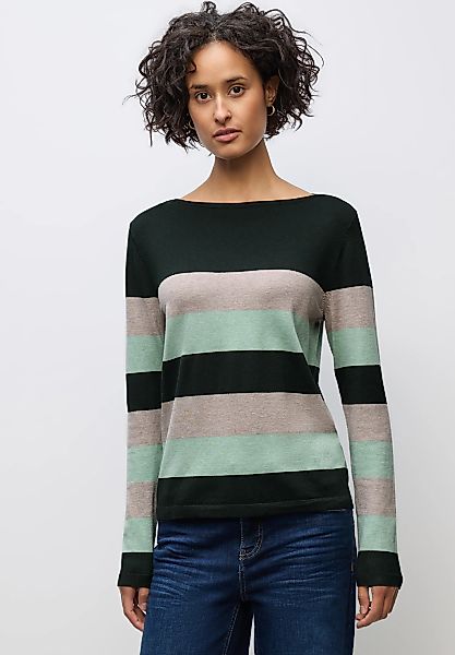 STREET ONE Strickpullover im Streifen-Design günstig online kaufen