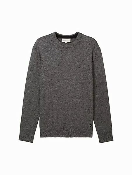 TOM TAILOR Denim Strickpullover, in melierter Optik günstig online kaufen