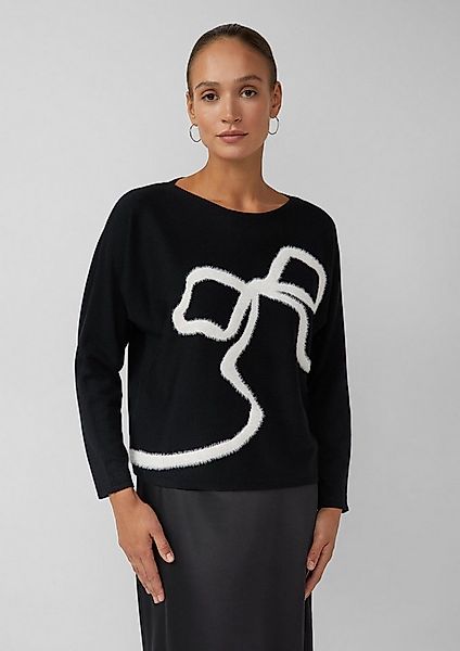 s.Oliver Longpullover Strickpullover Feinstrickpullover aus Viskosemix mit günstig online kaufen