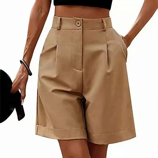 KIKI Relaxshorts Lässige Stretch-Shorts für Damen mit hoher Taille und weit günstig online kaufen