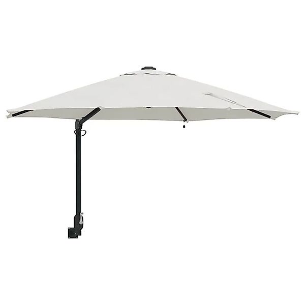 vidaXL Gartenparasol Beige und Schwarz 248 x 248 x 148 cm 42003243 günstig online kaufen
