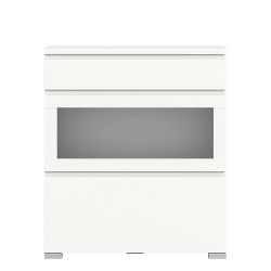 Garderobenschuhschrank weiss mit einer Schublade zwei Klappen günstig online kaufen