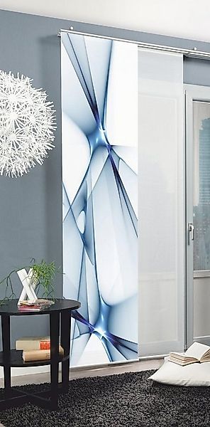 HOME WOHNIDEEN Schiebegardine FRANKLIN (1 St), Klettband, blickdicht, HxB: günstig online kaufen