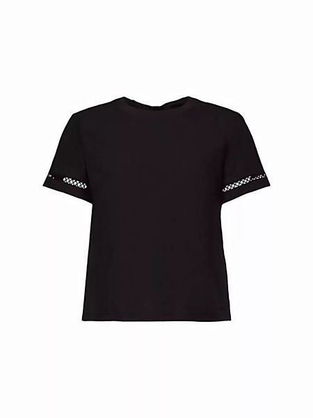 Esprit Kurzarmbluse Bluse mit offener Rückseite, TENCEL™ günstig online kaufen
