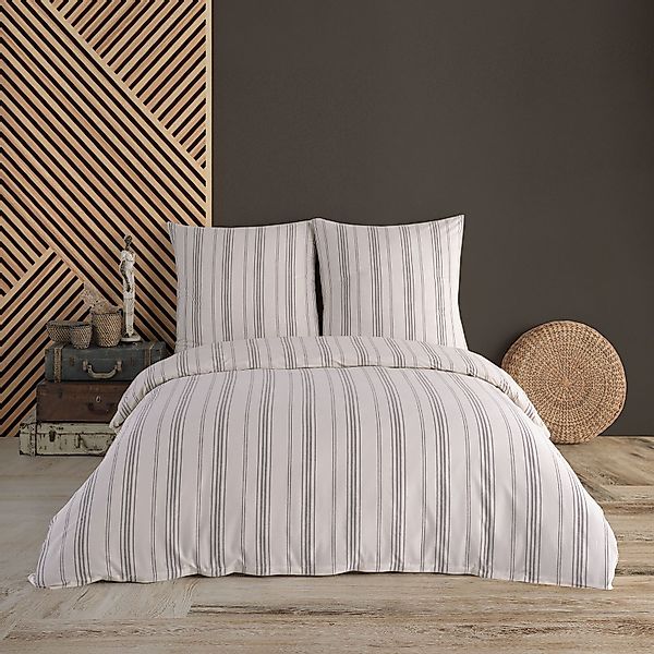 Buymax Bettwäsche Luxury Natur Bettwäsche, Yarn günstig online kaufen