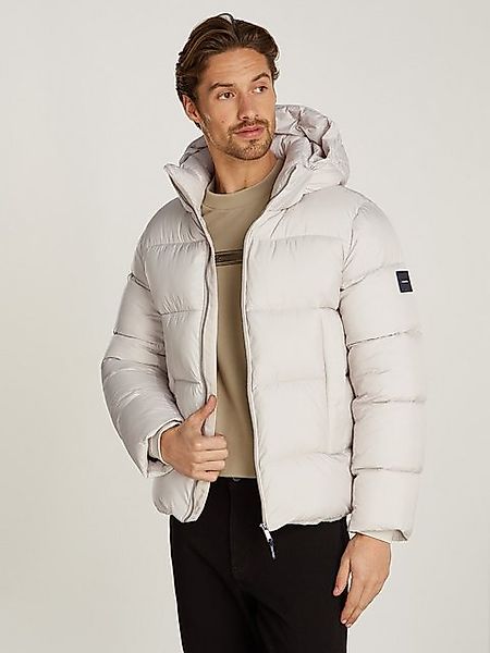 Calvin Klein Outdoorjacke HOODED QUILT PUFFER MW mit Logopatch günstig online kaufen