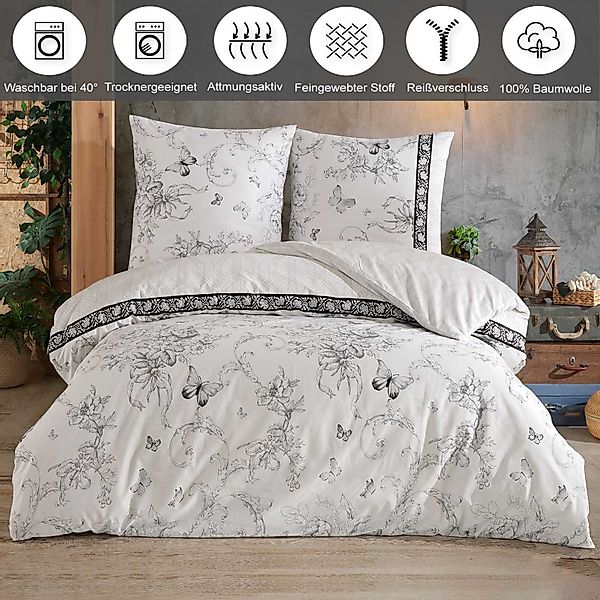 Buymax Bettwäsche, Renforcé: 100% Baumwolle, 2 günstig online kaufen