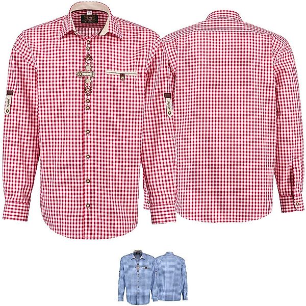 German Wear Trachtenhemd O74 Langarm krempelarm günstig online kaufen