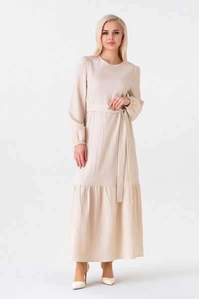 fashionshowcase Maxikleid Damen Crinkle Kleid mit günstig online kaufen