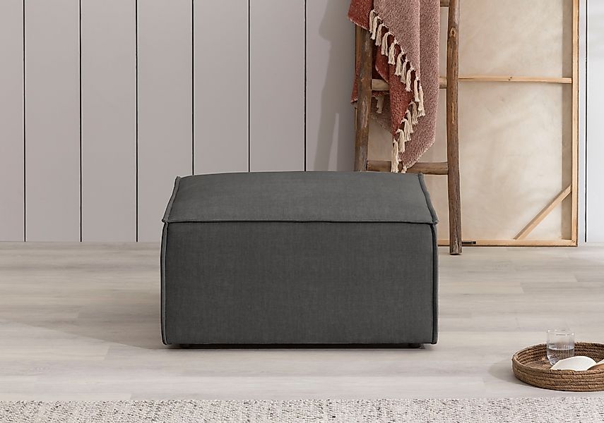 Home affaire Hocker SHERWOOD, Hocker quadratisch, günstig online kaufen