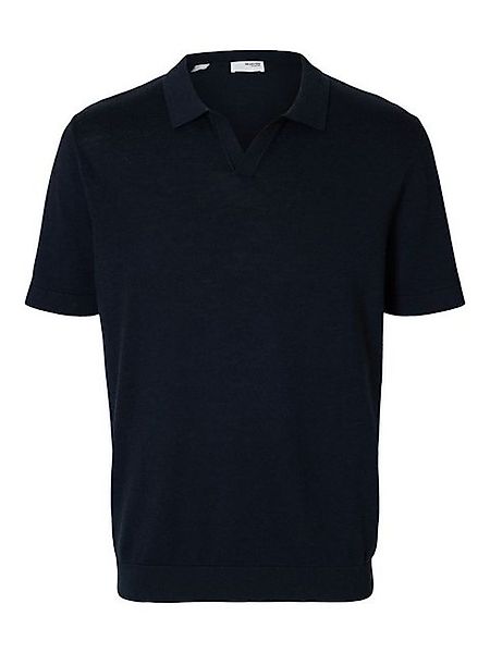 SELECTED HOMME Poloshirt - gestricktes Poloshirt kurzarm - Trend günstig online kaufen