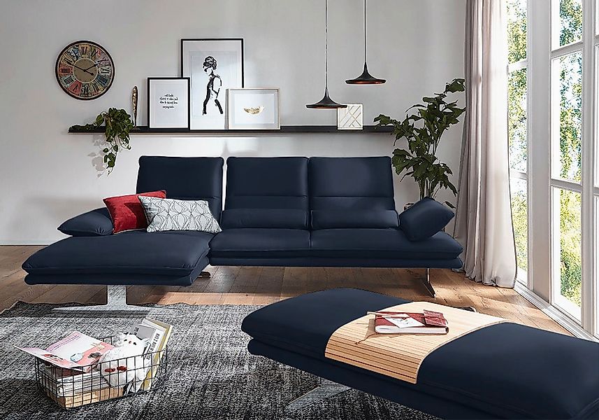 W.SCHILLIG Ecksofa "broadway, Designsofa mit tollem Sitzkomfort, L-Form", S günstig online kaufen