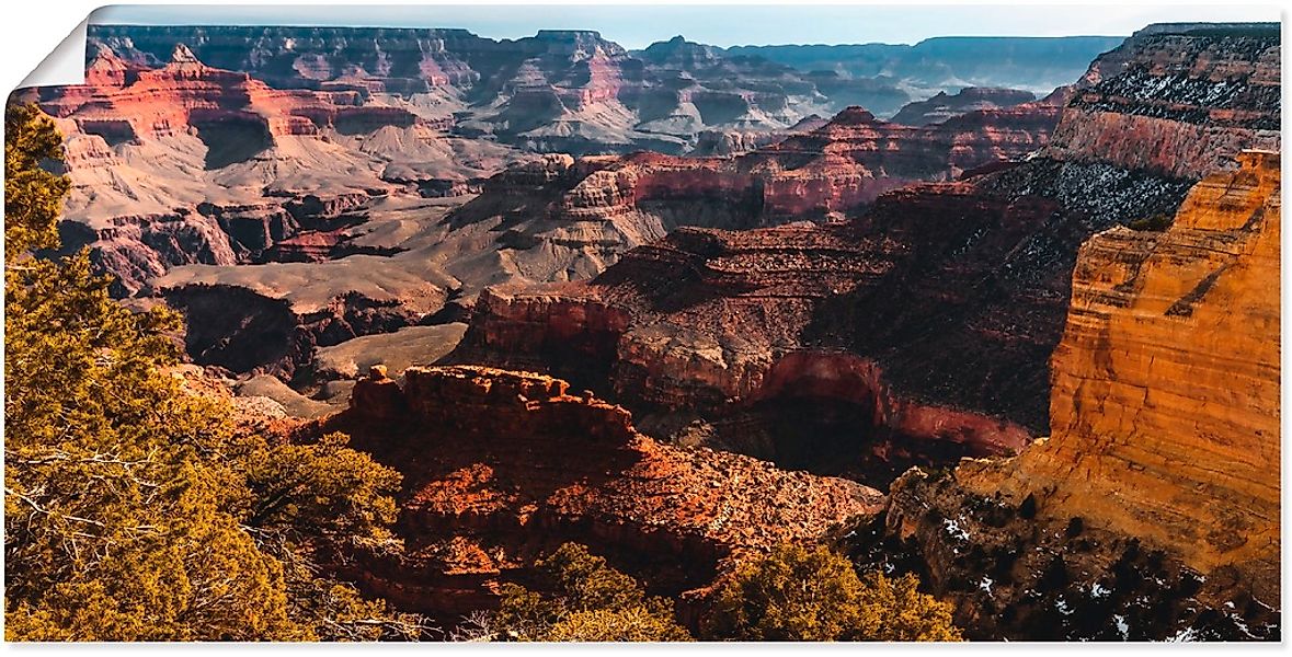 Artland Poster "Grand Canyon", Felsen, (1 St.), als Alubild, Leinwandbild, günstig online kaufen