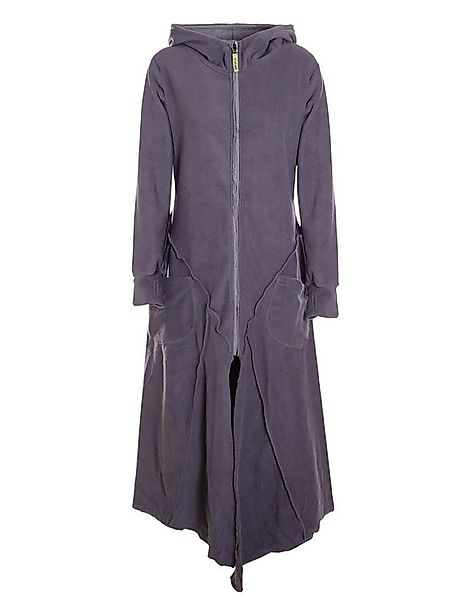 Vishes Langmantel Fleece Übergangsmantel im asymmetrischen Lagenlook mit Ka günstig online kaufen