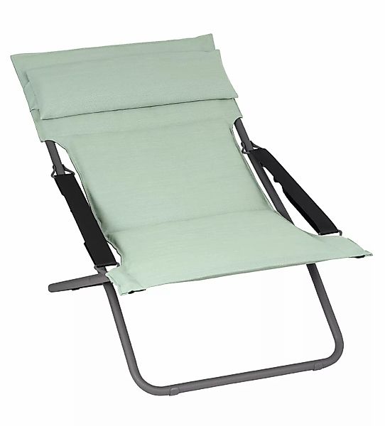 Outdoor Liegestuhl BAYANNE Jade / Gestell Titane günstig online kaufen