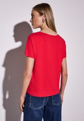 STREET ONE T-Shirt aus strecthigem Viskosematerial günstig online kaufen
