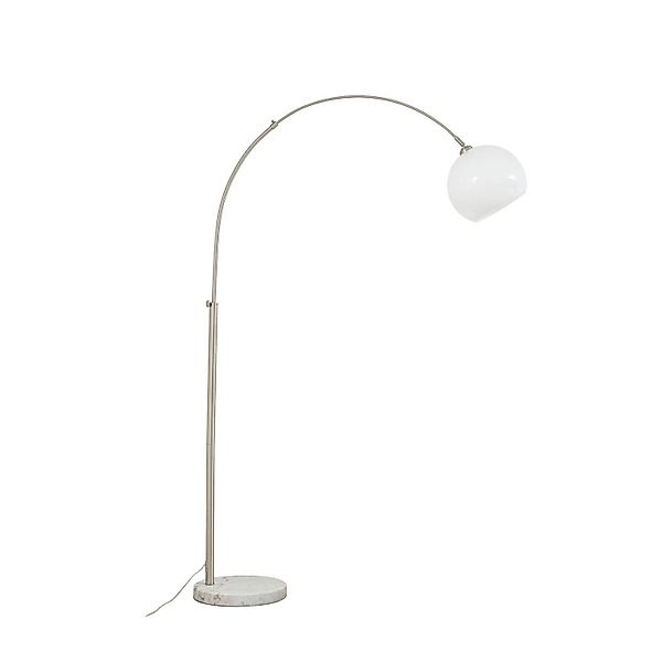 Lindby Stehlampe Bogenleuchte Alverton 10042609 Modern in Weiß aus Metall 1 günstig online kaufen