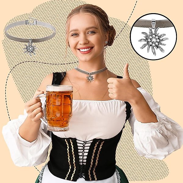 Coonoor Schmuckset Schneeglöckchen Halsketten- und Ohrring-Set, günstig online kaufen
