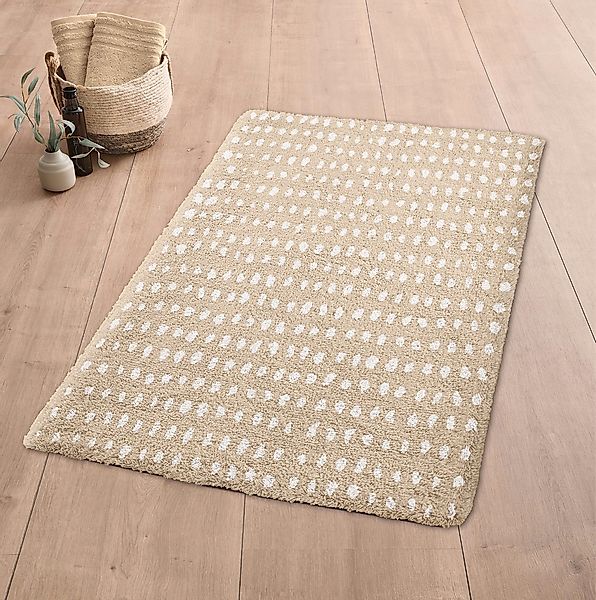 Kleine Wolke Badematte »Dottino« Höhe 15 mm rutschhemmend beschichtet fußbo günstig online kaufen