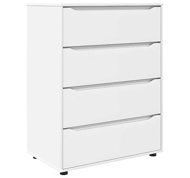 vidaXL Fächerschrank Stauraumschränke 2 pcs Weiß 80 x 48 x 105 cm Holzwerks günstig online kaufen