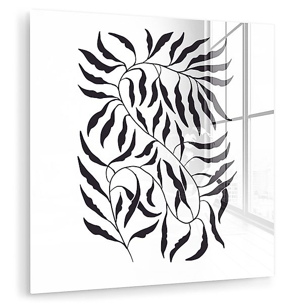 MuchoWow Acrylglasbild Blätter - Pflanzen - günstig online kaufen