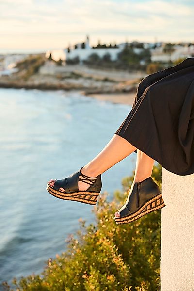 Rieker Keilsandalette, Sommerschuh, Sandale, Keilabsatz, mit günstig online kaufen