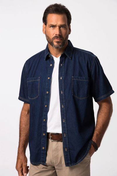 JP1880 Kurzarmhemd Denimhemd Denim Halbarm Modern günstig online kaufen