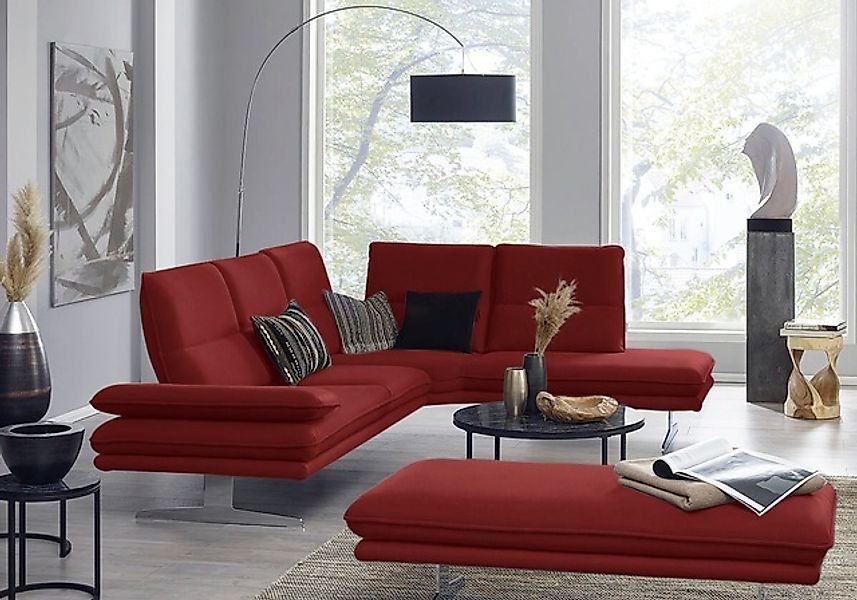 W.SCHILLIG Ecksofa »broadway, Designsofa, mit tollem Sitzkomfort, L-Form«, günstig online kaufen