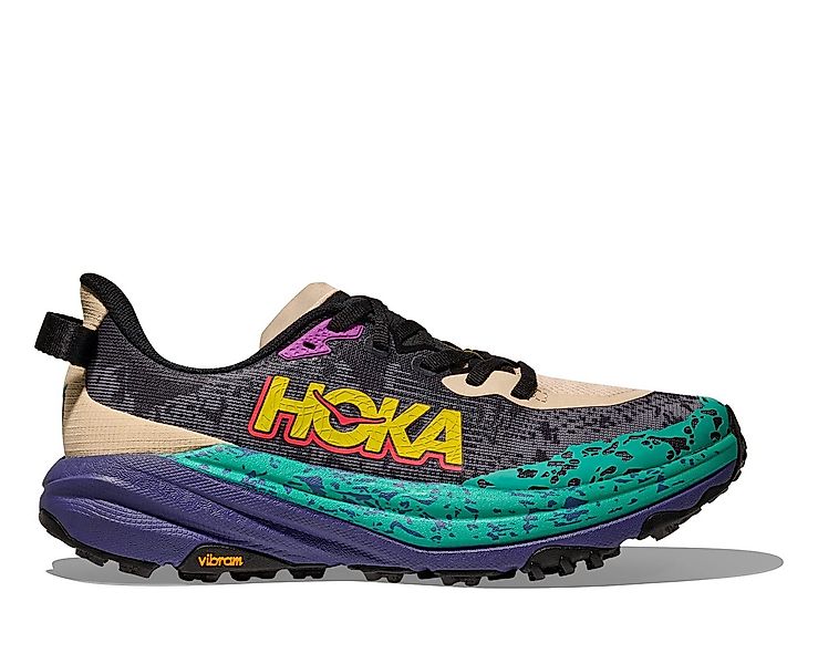 Hoka One One W Speedgoat 6 - Damen Trailrunningschuh - Oatmeal/Mountain Iri günstig online kaufen